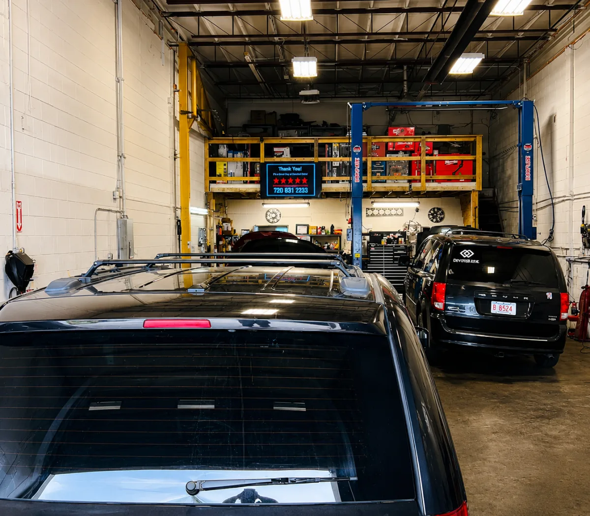 GB Auto Repair & Service storefront at 8108 Davies Road NW, Edmonton